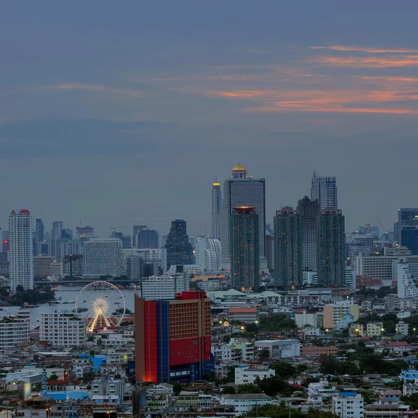 Bangkok nacht weergave — Stockfoto