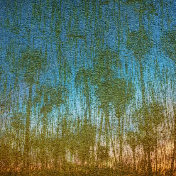 Текстура бумаги с абстрактными деревьями — стоковое фото