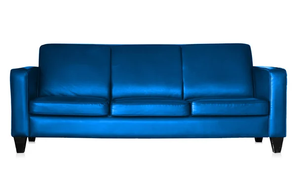 Sofa biru — Stok Foto