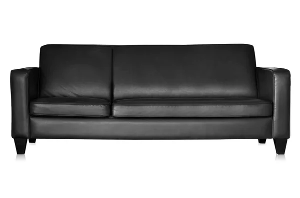 Schwarzes Sofa — Stockfoto