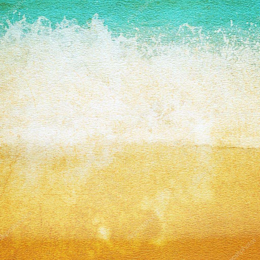 Paper texture with beach.