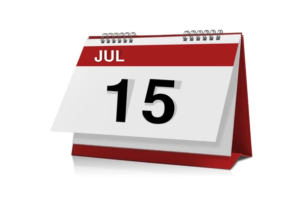 July calendar — Stock Photo, Image