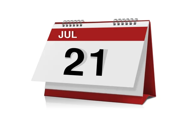 Calendario de julio —  Fotos de Stock