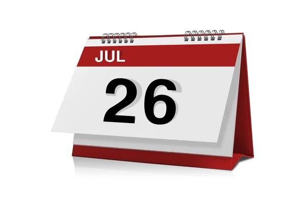 July calendar — Stock Photo, Image