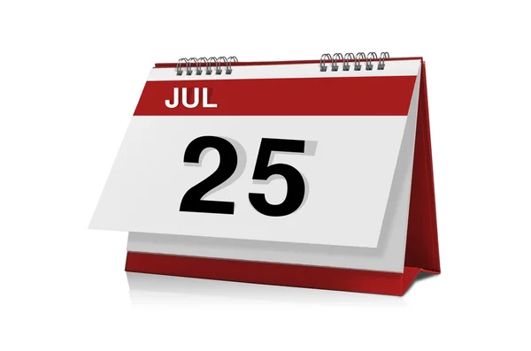 Ημερολόγιο Ιουλίου — Φωτογραφία Αρχείου