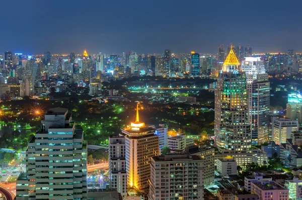 Bangkok Nachtsicht — Stockfoto