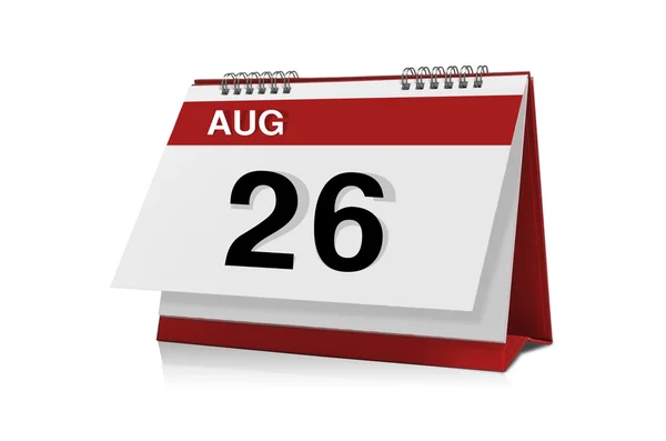 August calendar — Stock Photo, Image