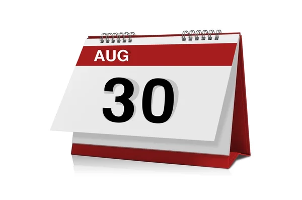 Ημερολόγιο Αυγούστου — Φωτογραφία Αρχείου