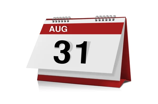 8月カレンダー — ストック写真