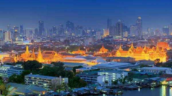 Bangkok Panorama görünüm — Stok fotoğraf