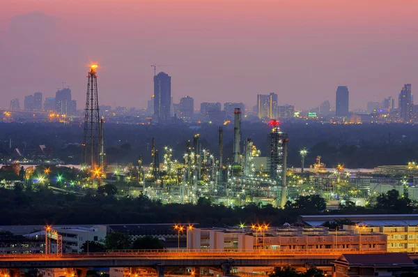 Landscape of oil refinery — Stock Photo, Image