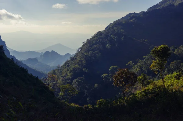 View Way Doi Luang Chiang Dao Chiang Mai Thailand — Stock Photo, Image