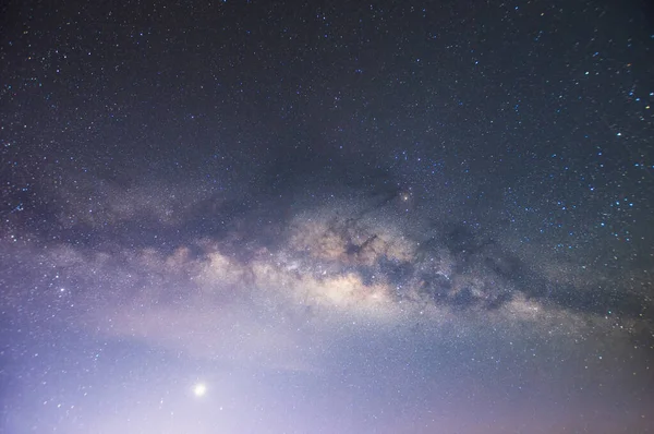 Bela Galáxia Láctea Chiang Mai Tailândia — Fotografia de Stock