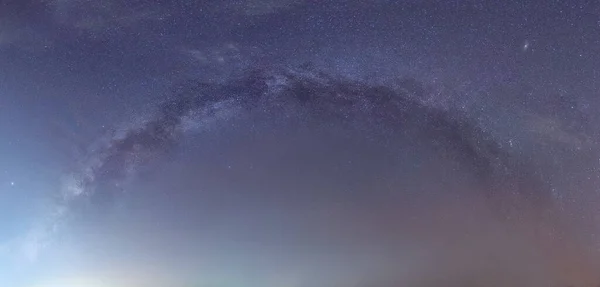 Galaxia Vía Láctea Lampang Tailandia Galaxia Del Universo Lapso Tiempo — Foto de Stock
