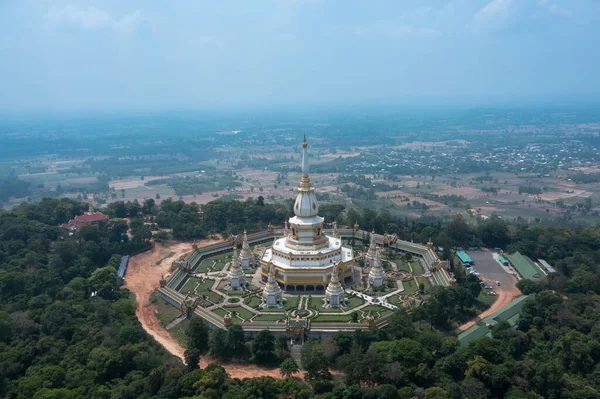 Piaskowiec Pagoda Wat Kung Jest Pierwszą Pagodą Piaskowca Roi Tajlandii — Zdjęcie stockowe