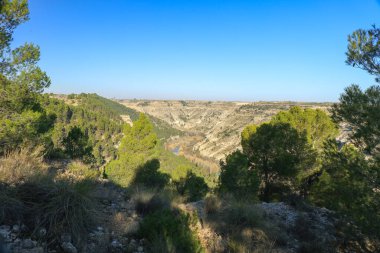 Gorge over the river Batan in Alcal del Jcar. Albacete