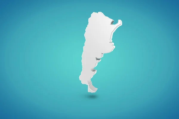 Mapa argentino — Fotografia de Stock