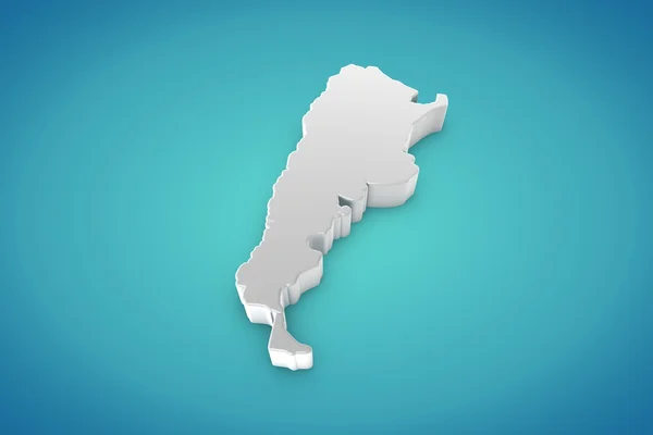 阿根廷地图 — 图库照片