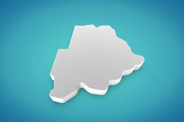 Botswana Map — Stock Photo, Image