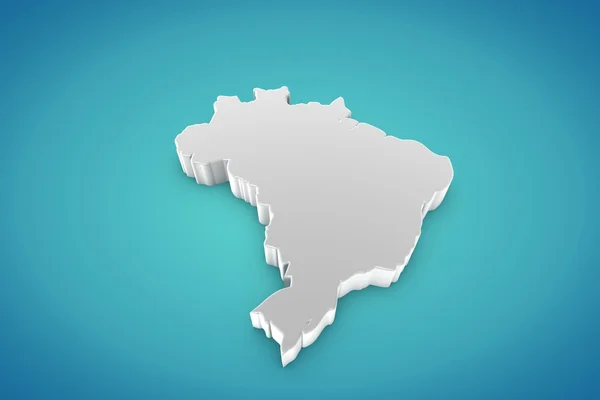 Brasile Mappa — Foto Stock