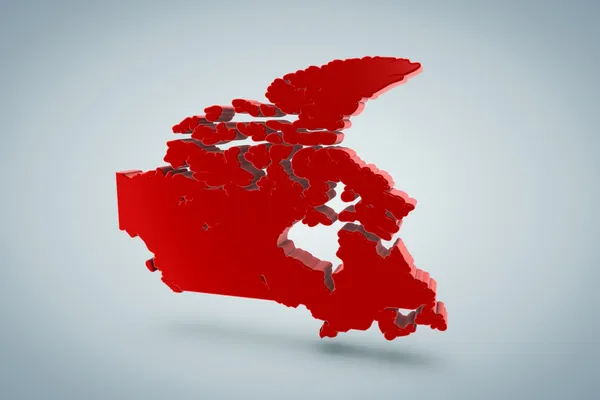 Canada Map — Stock Photo, Image