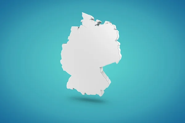 Deutschland Map — Stock Photo, Image