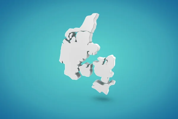 Denmark Map — Stock Photo, Image