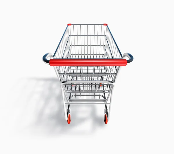 3D Shopping Cart — Stock Photo, Image