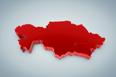 Kazakistan Haritası