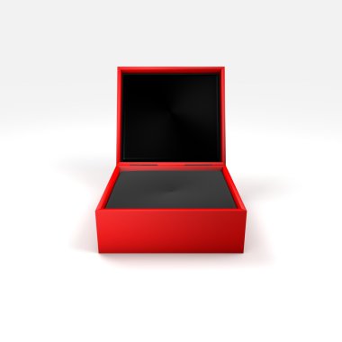farklı renk ve açı ile 3D kutu