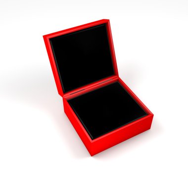 farklı renk ve açı ile 3D kutu