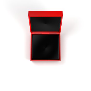 farklı renk ve açı ile 3D kutu