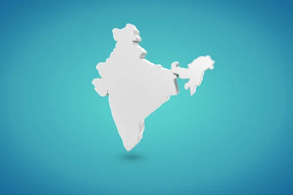 India Mappa — Foto Stock