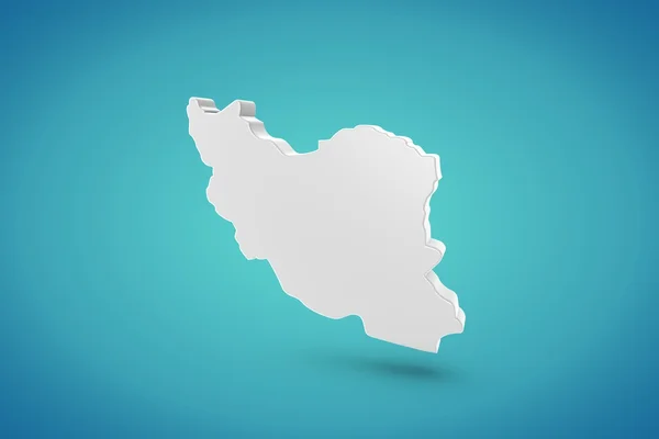 Iran Map — Stock Photo, Image