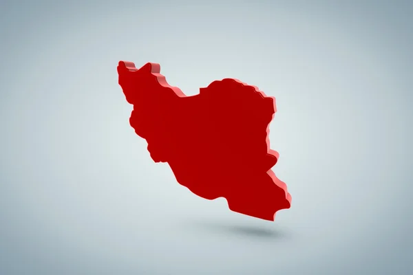 Irán mapa — Foto de Stock