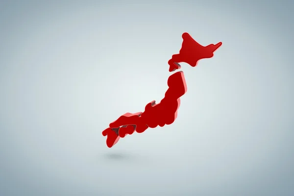 Peta Jepang — Stok Foto