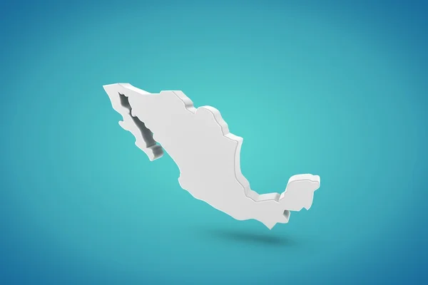 México Mapa — Fotografia de Stock