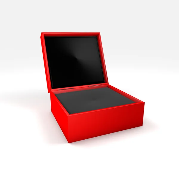3D коробка з різним кольором і кутом — стокове фото