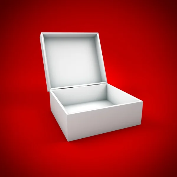 3d box with different color and angle — Stock Photo, Image