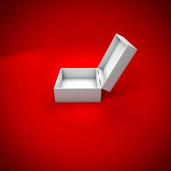 3d box with different color and angle — Stock Photo, Image