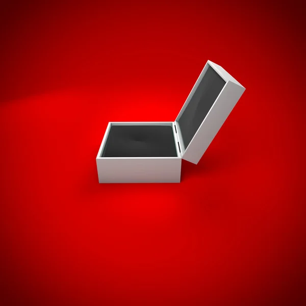 3d box with different color and angle — Stock Photo, Image