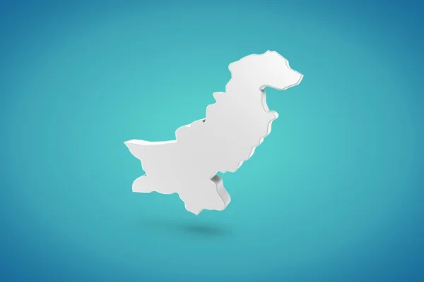 Pakistan Map — Stock Photo, Image