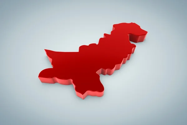 Pakistan Map — Stock Photo, Image