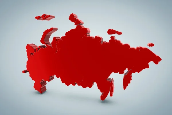 Rusia Mapa — Foto de Stock