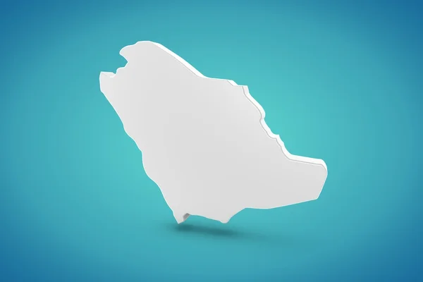 Saudi Arabia Map — Stock Photo, Image