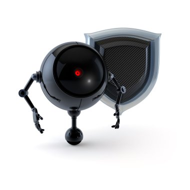 Robot bekçi ile