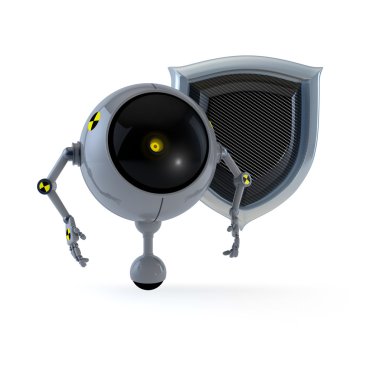 Robot bekçi ile