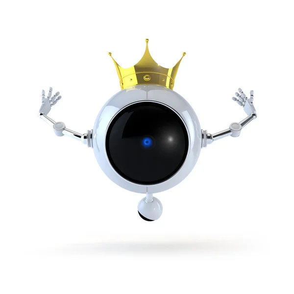 King Robot — Stock Photo, Image