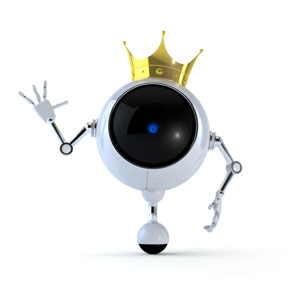 King Robot — Stock Photo, Image