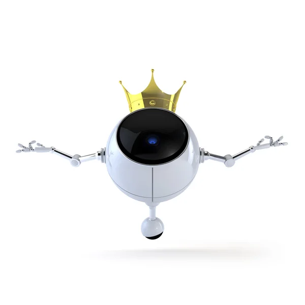 Koning robot — Stockfoto